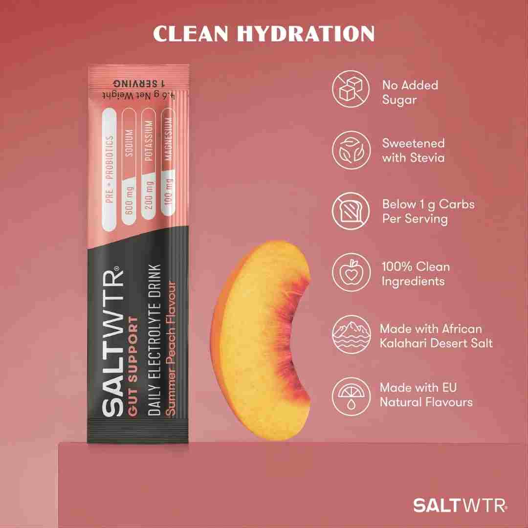 Saltwtr Gut Support Peach