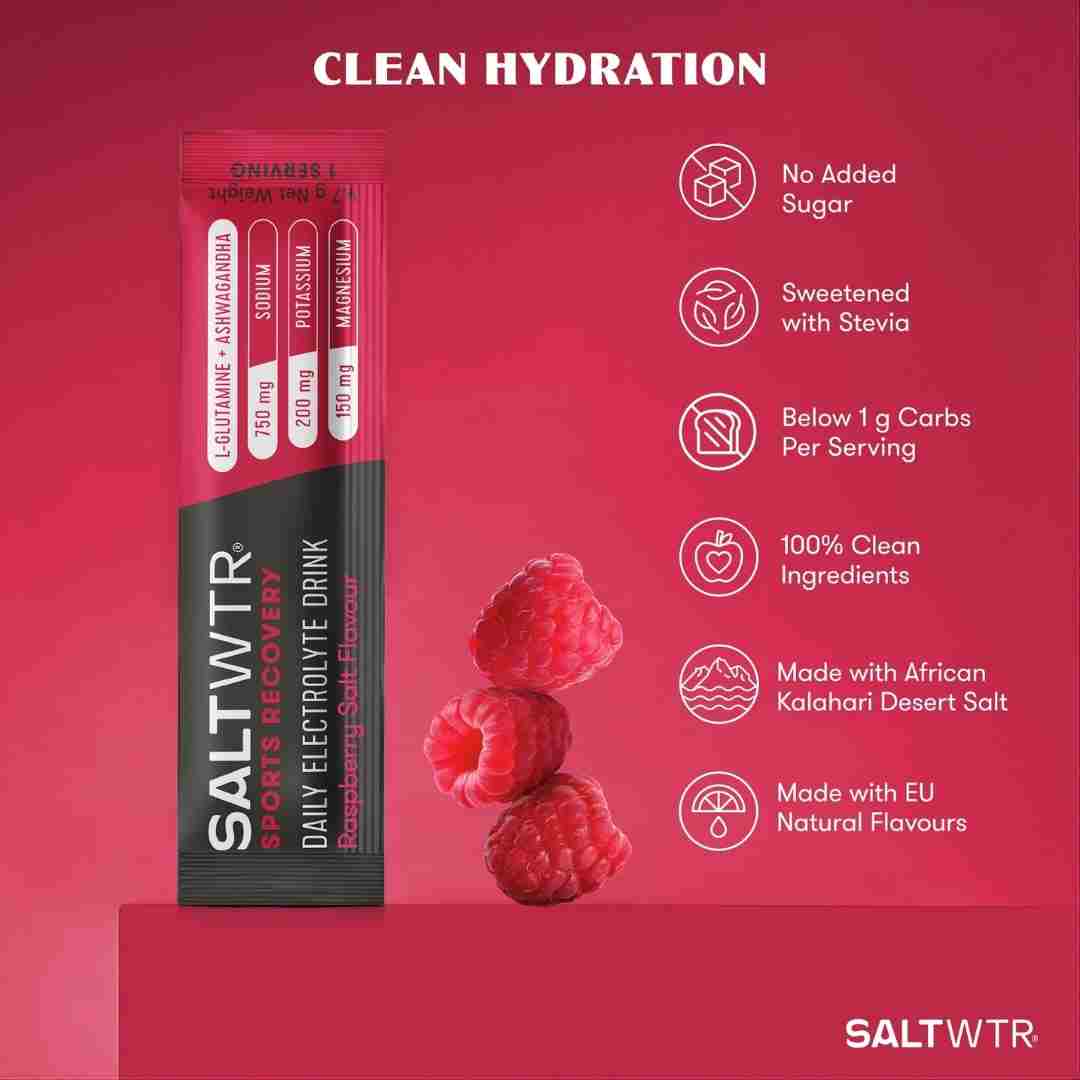 Saltwtr Sports Recovery Raspberry